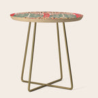 Saf Gümüshane Northeast Anatolian Kilim Print Side Table Gallery Image 1