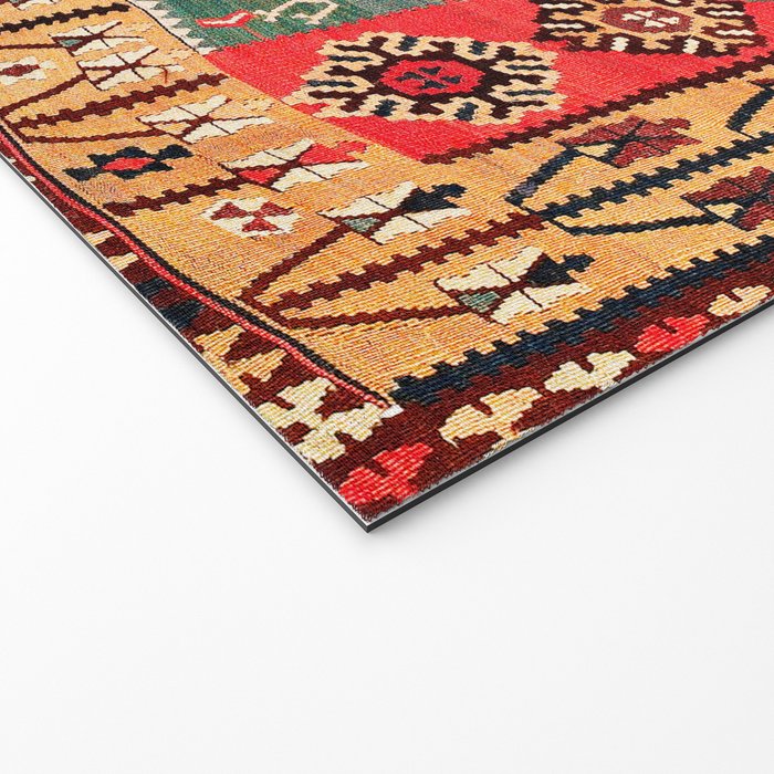 Saf Gümüshane Northeast Anatolian Kilim Print Welcome Mat Gallery Image 2