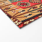 Saf Gümüshane Northeast Anatolian Kilim Print Welcome Mat Gallery Image 2