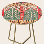 Saf Gümüshane Northeast Anatolian Kilim Print Side Table Gallery Image 2