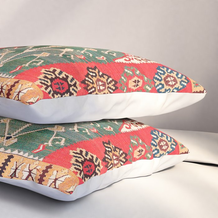 Saf Gümüshane Northeast Anatolian Kilim Print Pillow Sham Gallery Image 3