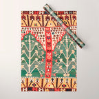 Saf Gümüshane Northeast Anatolian Kilim Print Wrapping Paper Gallery Image 1