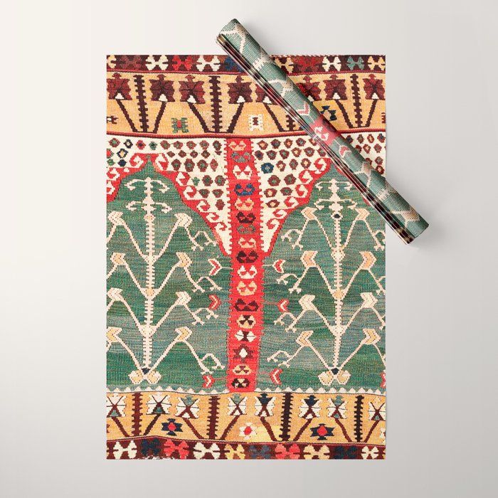 Saf Gümüshane Northeast Anatolian Kilim Print Wrapping Paper Gallery Image 1