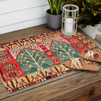 Saf Gümüshane Northeast Anatolian Kilim Print Outdoor Rug Gallery Image 2