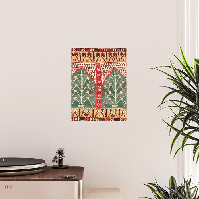Saf Gümüshane Northeast Anatolian Kilim Print Poster Gallery Image 2