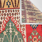 Saf Gümüshane Northeast Anatolian Kilim Print Wall Tapestry Gallery Image 3