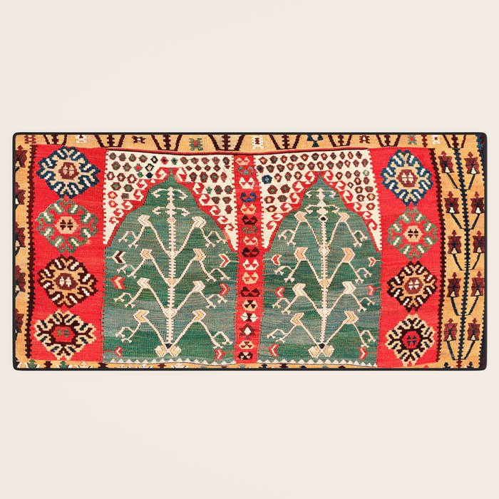Saf Gümüshane Northeast Anatolian Kilim Print Desk Mat Gallery Image 3