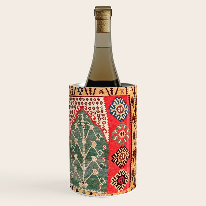 Saf Gümüshane Northeast Anatolian Kilim Print Wine Chiller Gallery Image 3