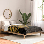 Art Deco Luxurious Gold and Ebony Black Elegant Design Comforter Gallery Image 2