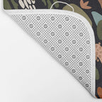 Abstract shapes of dark modern nature Bath Mat Gallery Image 2