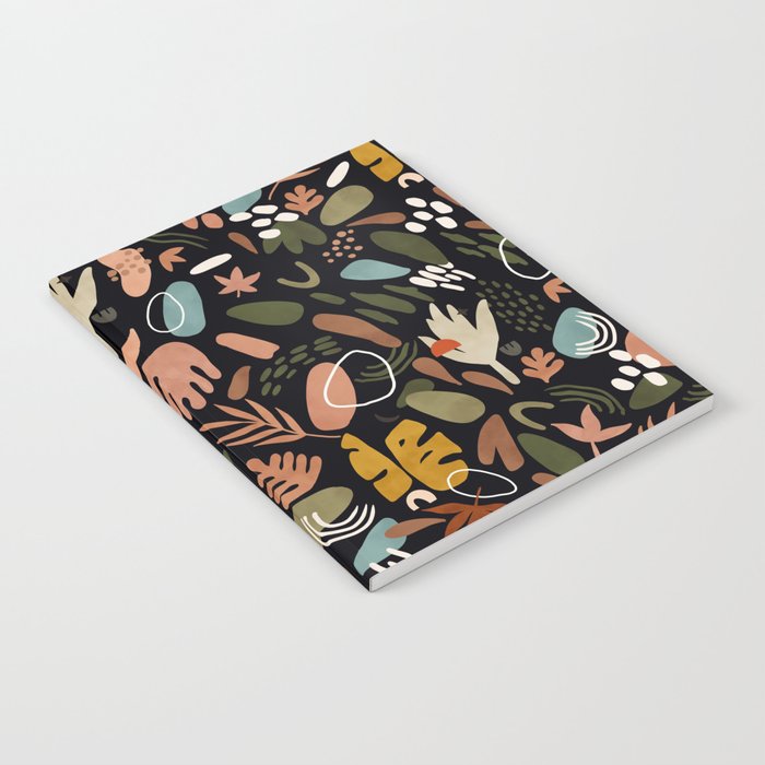 Abstract shapes of dark modern nature Notebook Gallery Image 2