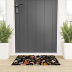 Abstract shapes of dark modern nature Welcome Mat Gallery Image 3