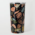 Abstract shapes of dark modern nature Travel Mug Gallery Image 1