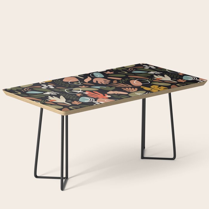 Abstract shapes of dark modern nature Coffee Table Gallery Image 1