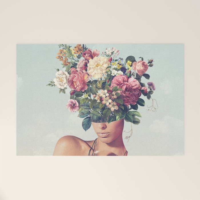 Flower-ism - Bouquet Pot Head Welcome Mat Gallery Image 1