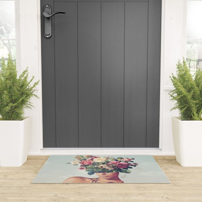 Flower-ism - Bouquet Pot Head Welcome Mat Gallery Image 3