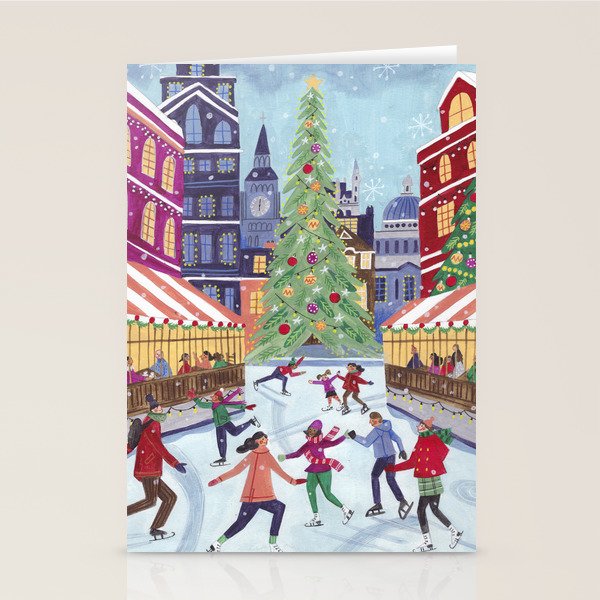 Skating in London Stationery Card Gallery Image 1