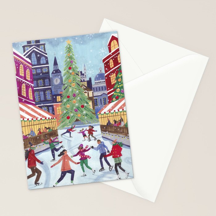 Skating in London Stationery Card Gallery Image 2