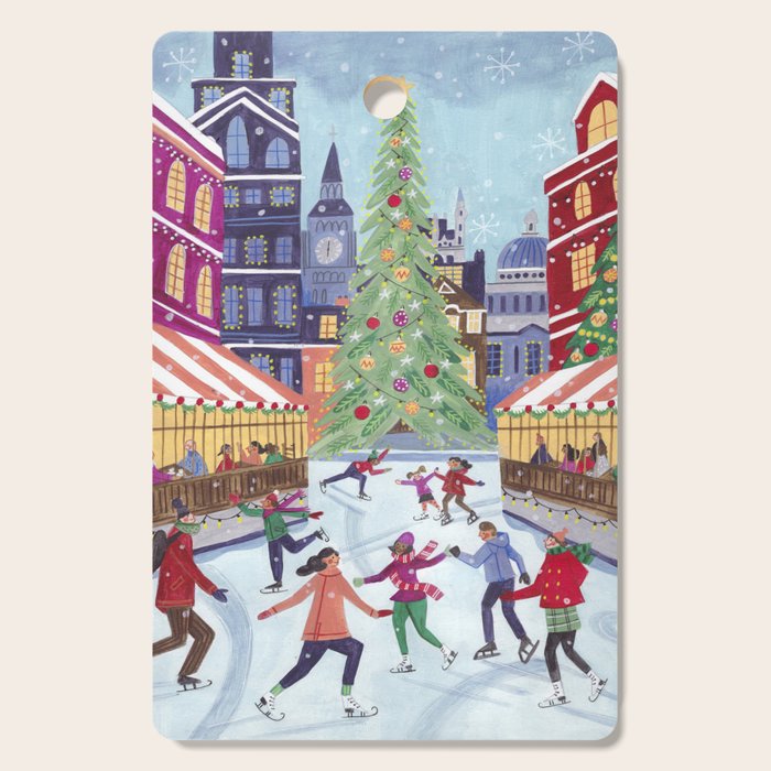 Skating in London Cutting Board Gallery Image 1