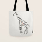 I love you as high as I can reach Tote Bag Gallery Image 1