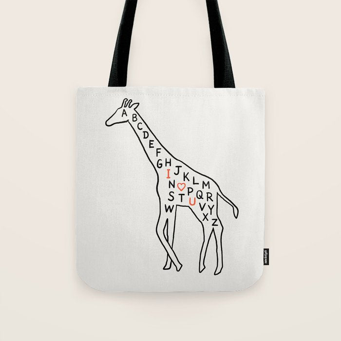 I love you as high as I can reach Tote Bag Gallery Image 1