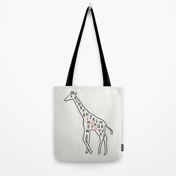 I love you as high as I can reach Tote Bag Gallery Image 2