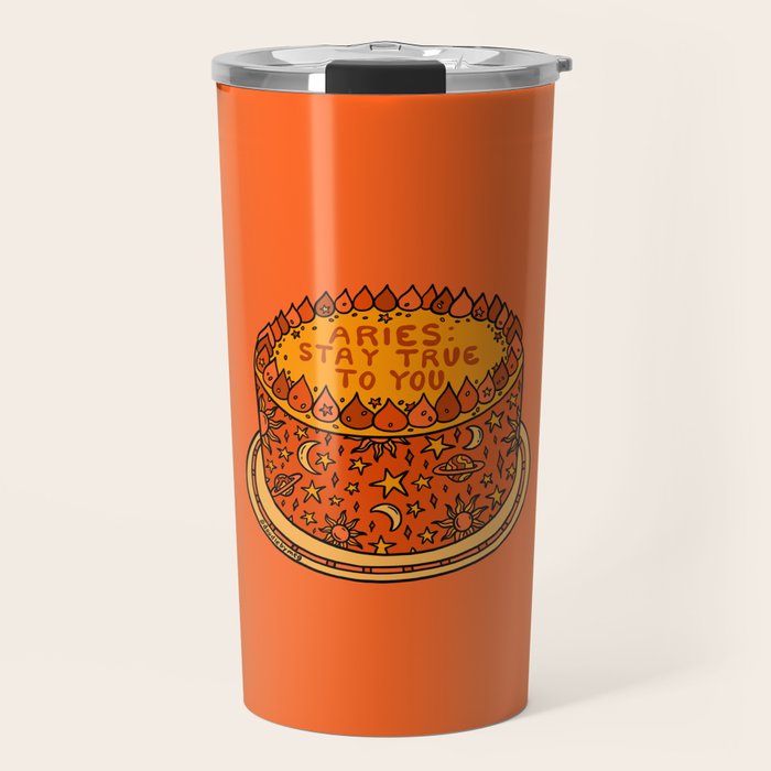 Aries Cake Travel Mug Gallery Image 1
