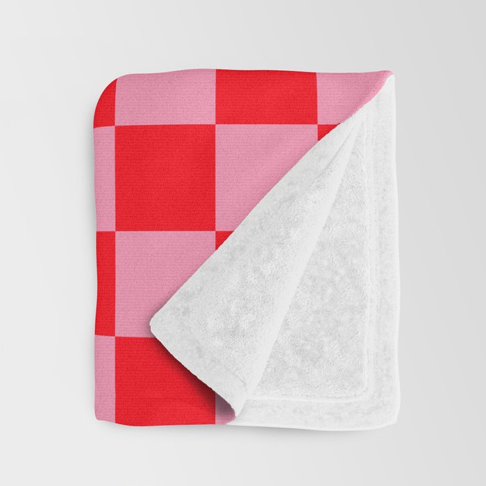 Blocks of Mixed Checkered Colorful Plaids geometric pattern Throw Blanket Gallery Image 3