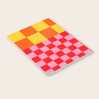 Blocks of Mixed Checkered Colorful Plaids geometric pattern Notebook Gallery Image 3