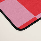 Blocks of Mixed Checkered Colorful Plaids geometric pattern Desk Mat Gallery Image 4