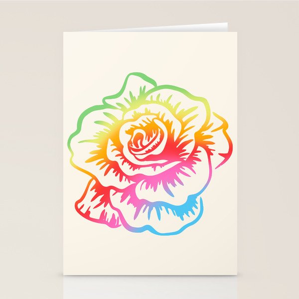 Pride Rose Stationery Card Gallery Image 2