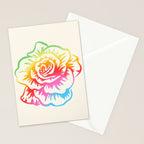 Pride Rose Stationery Card Gallery Image 2