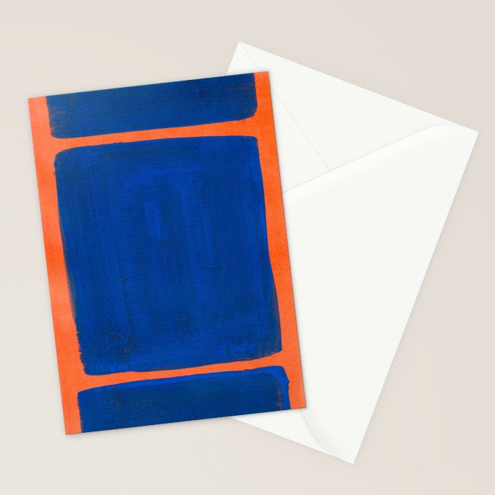 Colourful Field Orange And Blue Stationery Card Gallery Image 2