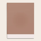 Minimalist Mocha Color Block Simple Striped Solid Notebook Gallery Image 4