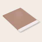 Minimalist Mocha Color Block Simple Striped Solid Notebook Gallery Image 2