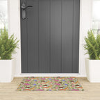 Colourful mushrooms, flowers and berries illustration  Welcome Mat Gallery Image 3