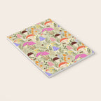 Colourful mushrooms, flowers and berries illustration  Notebook Gallery Image 3