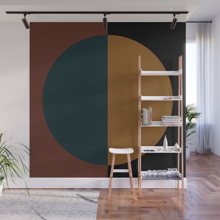 Color Block Abstract XI Wall Mural Gallery Image 1