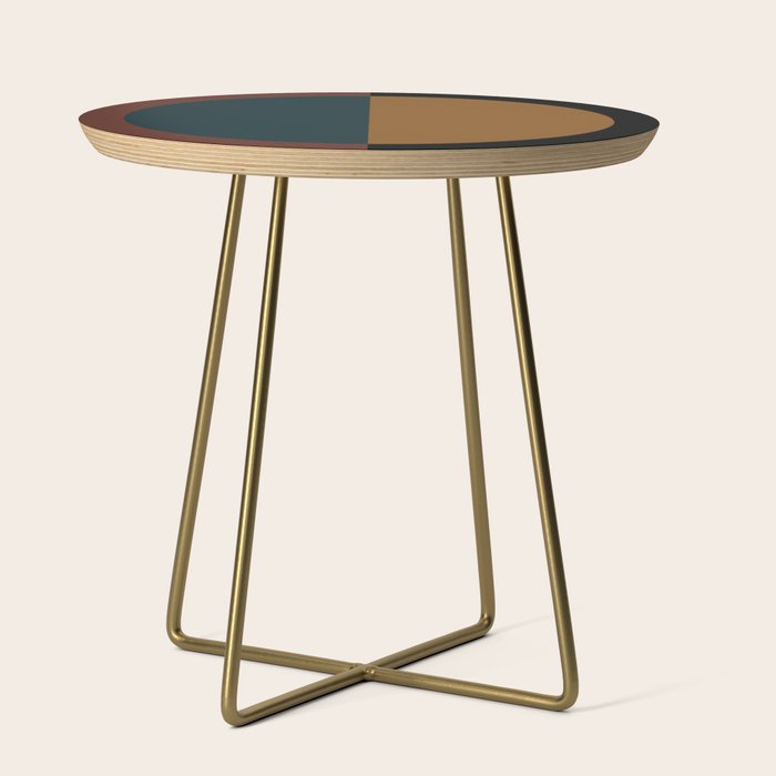 Color Block Abstract XI Side Table Gallery Image 1