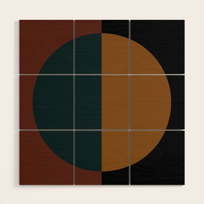 Color Block Abstract XI Wood Wall Art Gallery Image 1