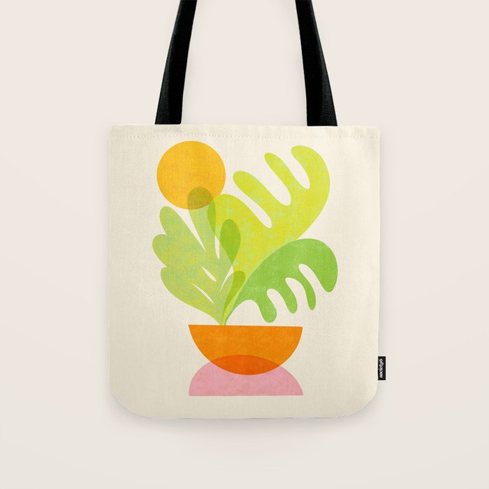 Cozy Salad Stack Abstract Scene Tote Bag Gallery Image 1