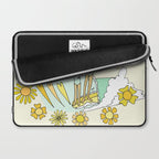 surfs up little ones // retro surf art by surfy birdy Laptop Sleeve Gallery Image 2