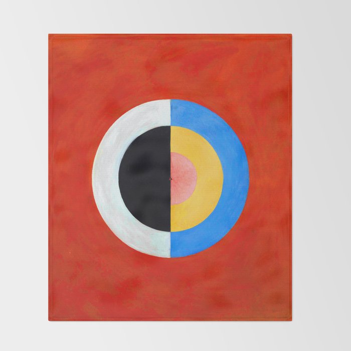 Hilma af Klint Swan 17 Throw Blanket Gallery Image 2