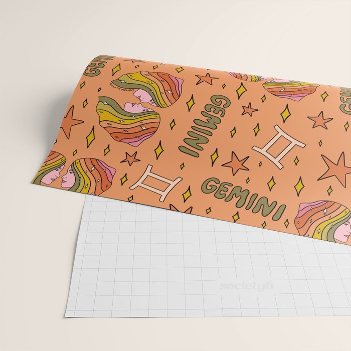 Gemini Print Wrapping Paper Gallery Image 2