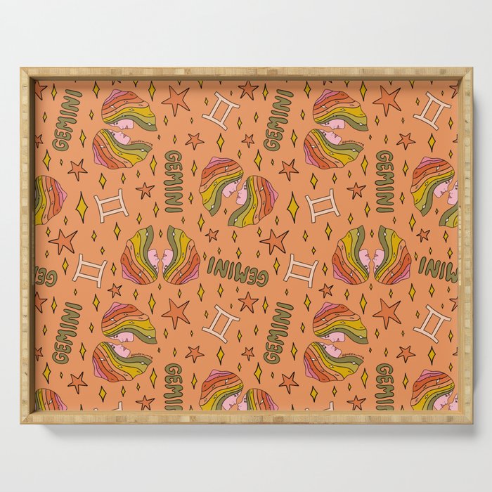 Gemini Print Serving Tray Gallery Image 1