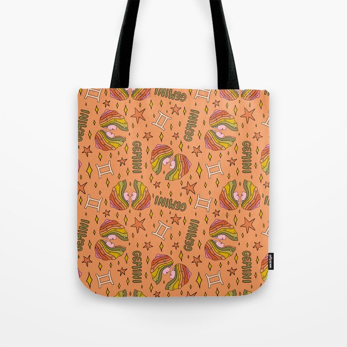 Gemini Print Tote Bag Gallery Image 1