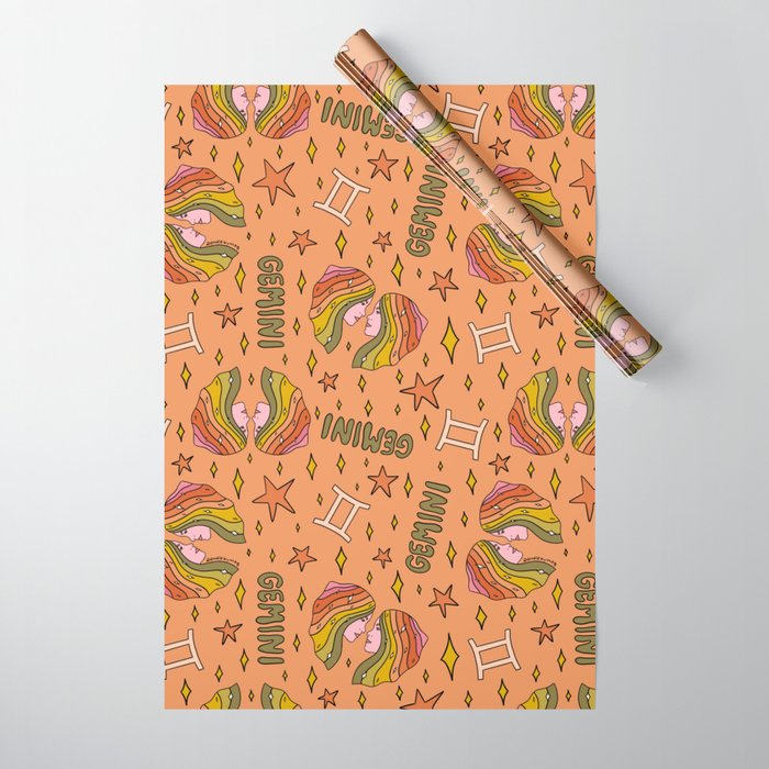 Gemini Print Wrapping Paper Gallery Image 1