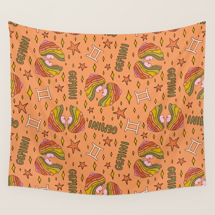 Gemini Print Wall Tapestry Gallery Image 4
