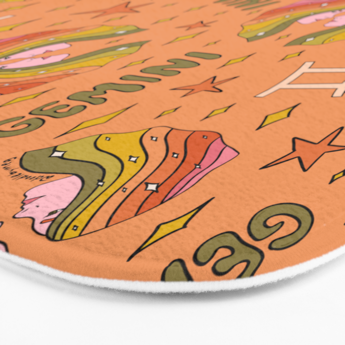 Gemini Print Bath Mat Gallery Image 3