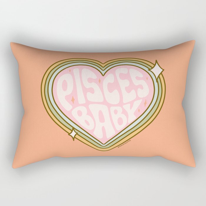 Pisces Baby Rectangular Pillow Gallery Image 1
